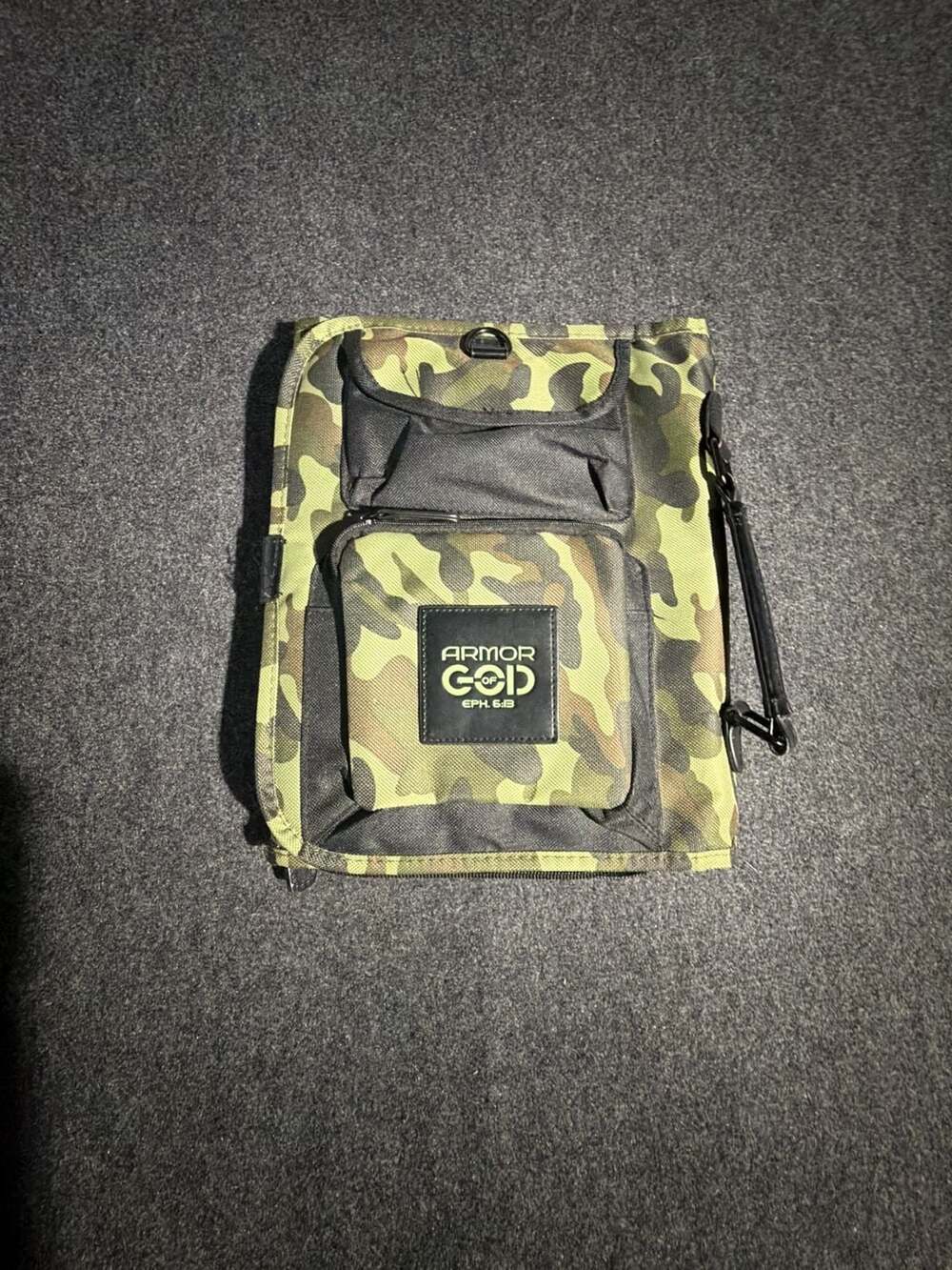 Armor of God Camo Tri-Fold Bible Cover Case